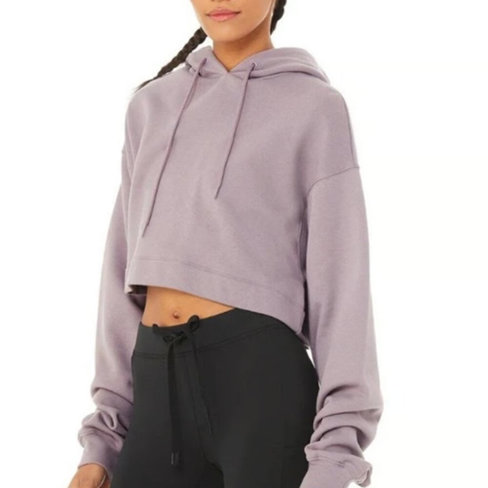 Alo Yoga Bae Crop Hoodie